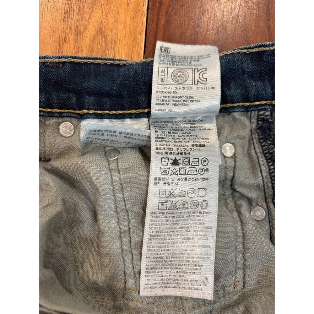 Levis 541 Athletic Taper Mens Jeans Blue Medium Wash Denim W32" L29.5" classic - Picture 15 of 16